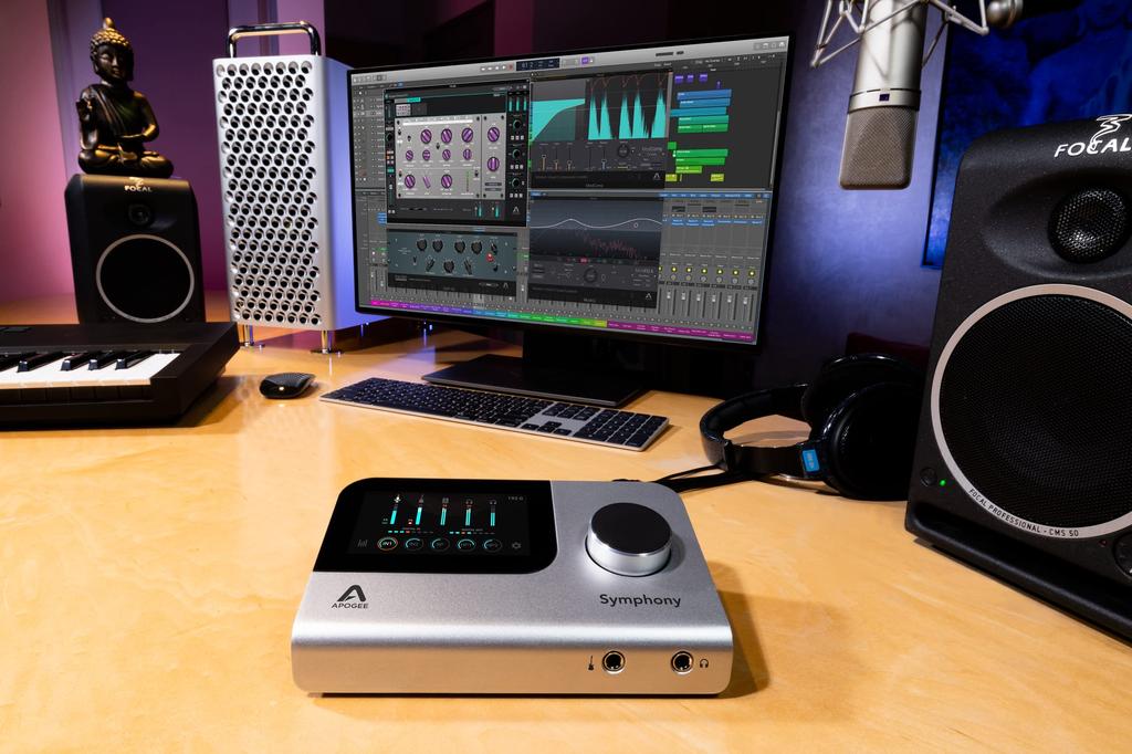 Apogee Audio Interface USB Connection MIDI Compatible 10in14out Compatible Equipped with 2 Mic Preamps Symphony Desktop 24bit/192kHz iOS/Mac/Windows