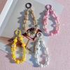 Adorable 3D Cartoon Beaded Phone Lanyard & Keychain - Fashion Accessory & Small Gift for Girls
