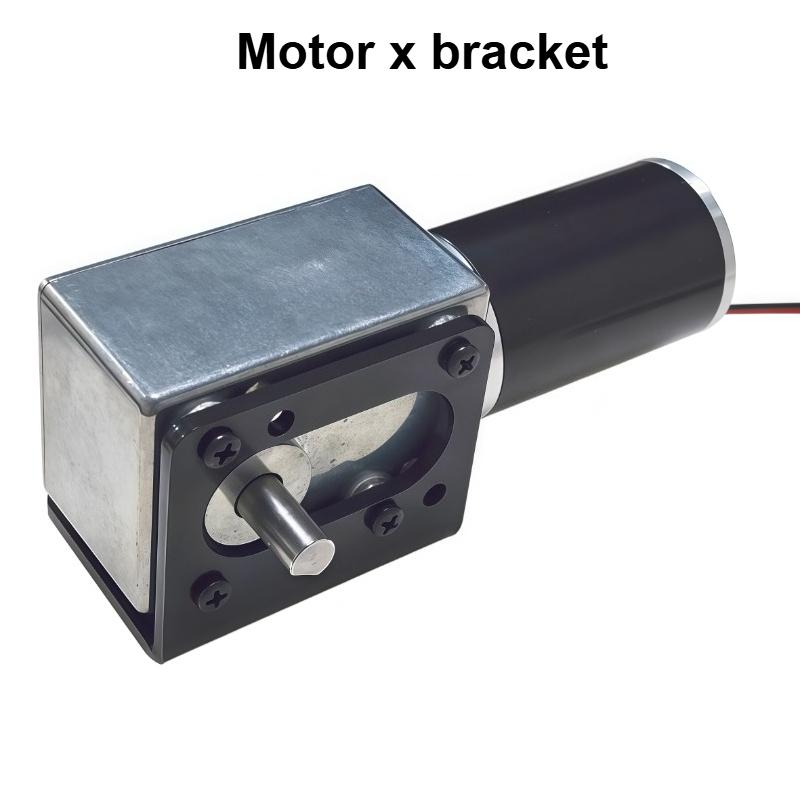 5882-45ZY Turbo Worm Reducer Motor 12V24V Super Self-Locking Metal Gear D-Type Large Torque Adjustable Speed Brushed DC Motor