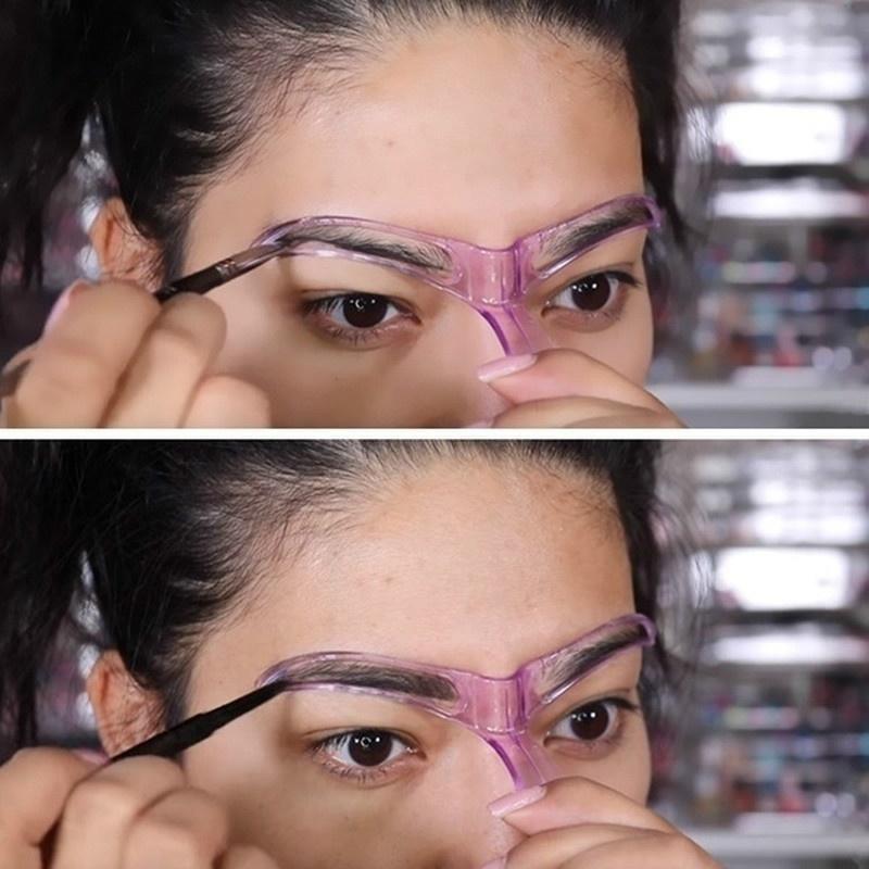 8 шт./набор шаблонов для формирования бровей, набор трафаретов для бровей, набор карт для ухода, инструменты для макияжа и оформления бровей, маска