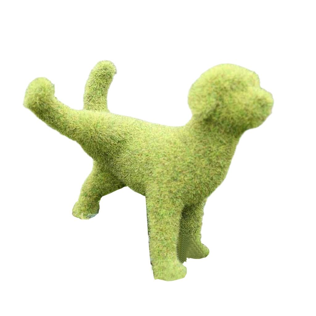 Открытый двор трава зеленая имитация стаи щенков украшения