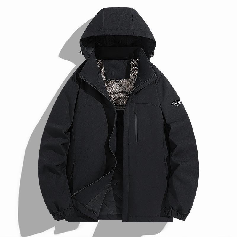 Новое пальто из графенового хлопка для мужчин на осень и зиму, новая ветрозащитная, водонепроницаемая и теплая куртка, качественная верхняя одежда в парном стиле для мужчин