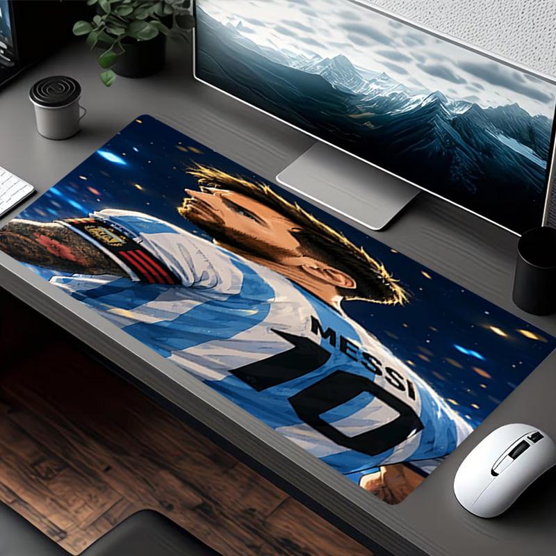 football player Print Mouse Pad, for Keyboard Pad Laptop PC Mat for Office Home Use, Desk Decor, Perfect Birthday Gift for Gamers