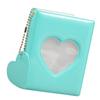 Pockets Photo Album Hollow Heart Cover DIY Making 3in Single Compartment PVC Pure Color Simple