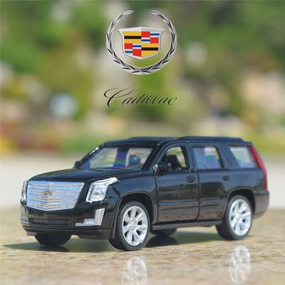 1:36 Cadillac Внедорожник Escalade Металлическая модель автомобиля Литье под давлением Металлические игрушечные машинки Машинка с инерционным механизмом Высокая степень детализации Коллекция Подарки для детей