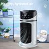 Yousheng Portable Quiet Oscillating Floor Standing Bladeless Fan with 6 Wind Speeds Timer Cooling Fan Table Air Conditioner