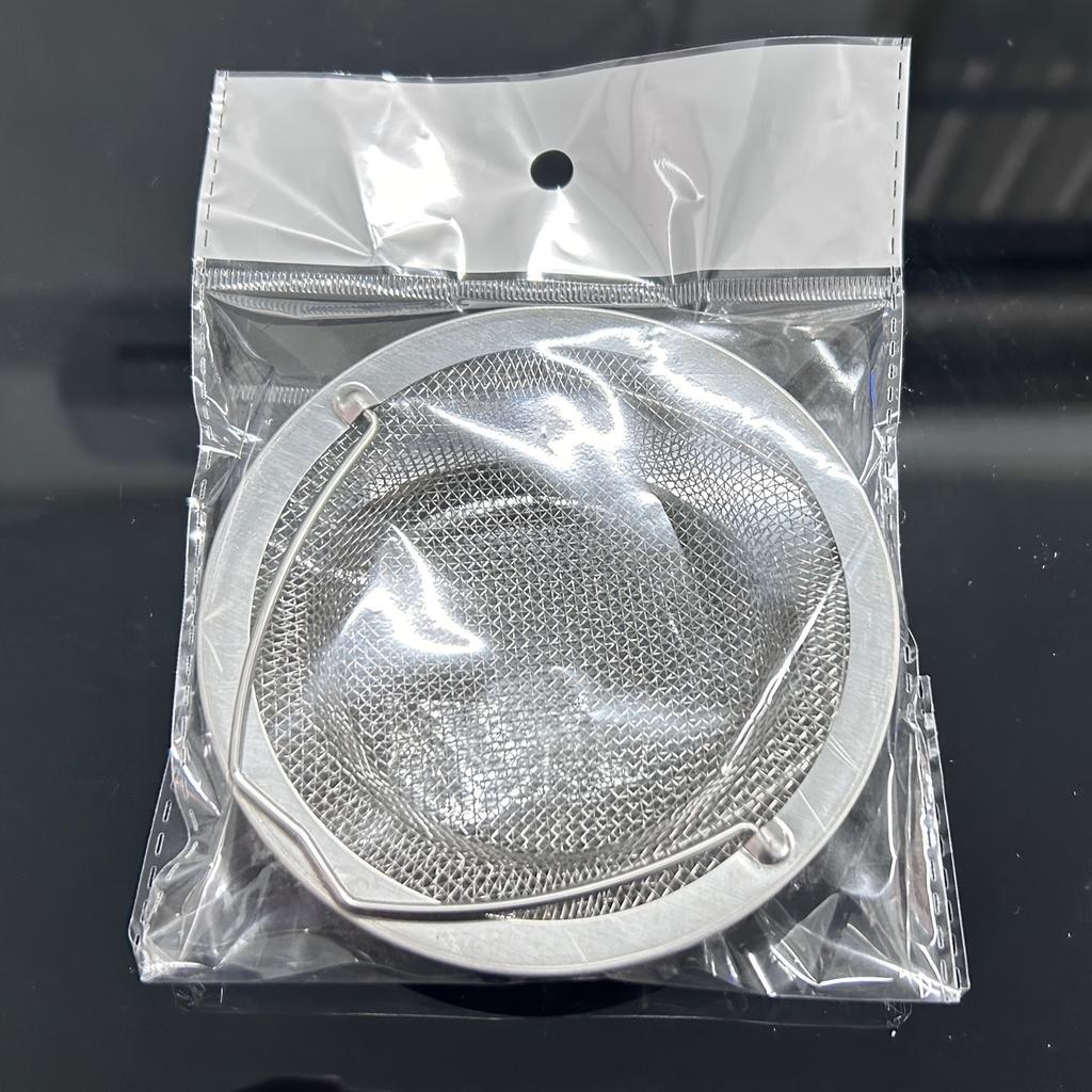 Sink Strainer with Handle - Easy-Clean Kitchen Drain Collector, Anti-Blocking Mesh Filter for Bathroom and Shower, Anti-Rust Plug to Prevent Waste