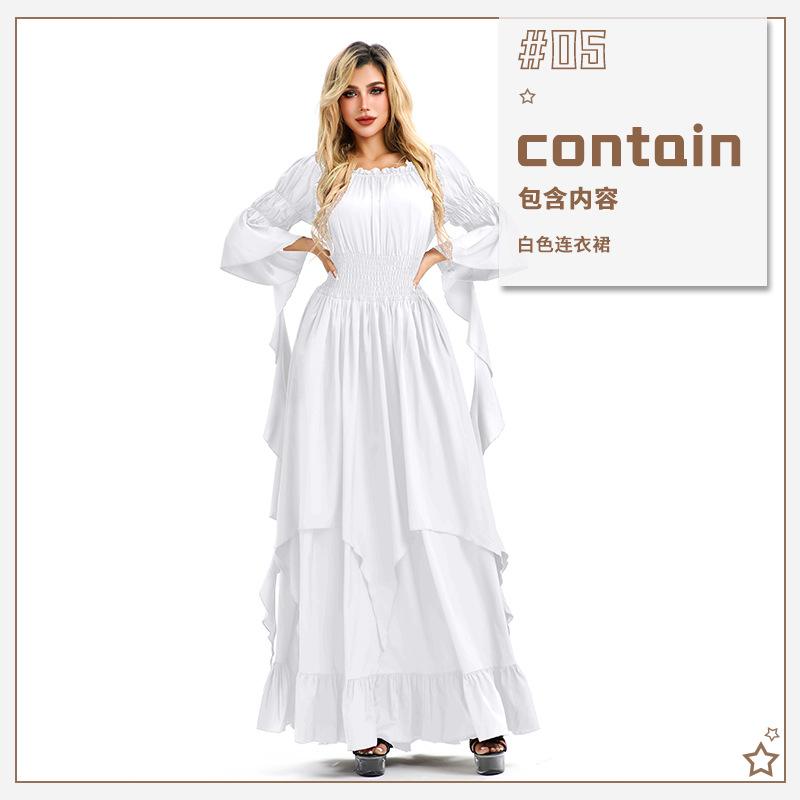 Суд Винтажное Средневековое Ренессансное Платье Платье для Выступлений Платье для Октоберфеста Бальное Платье