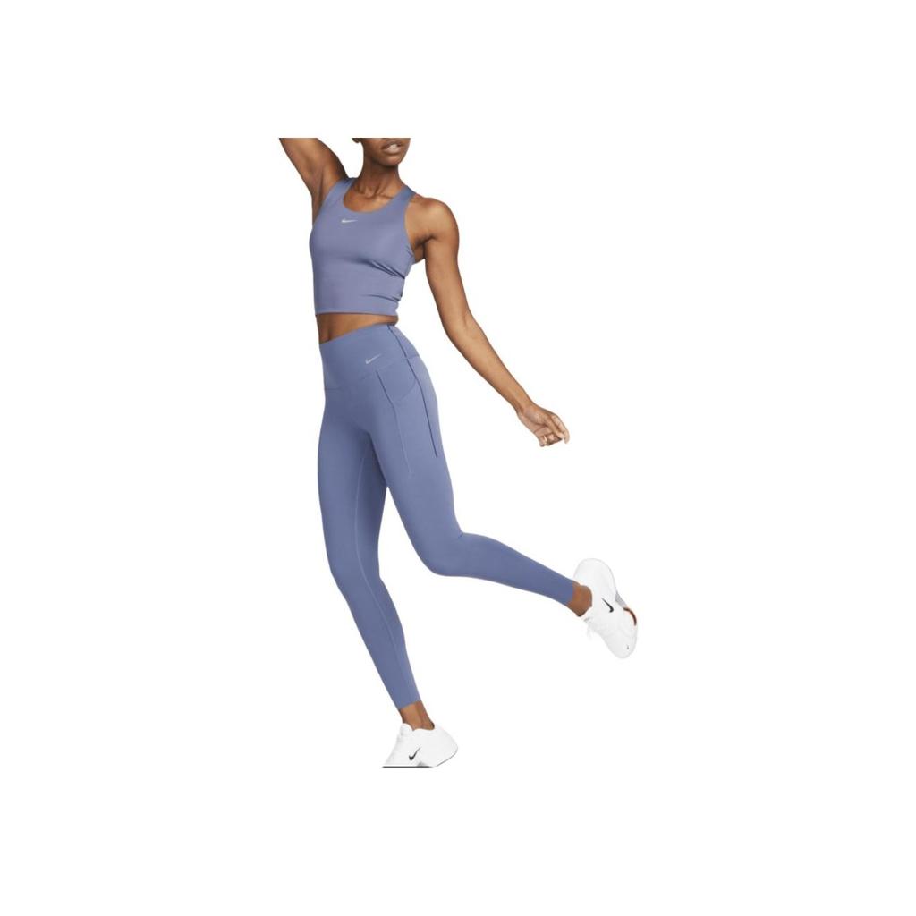 Nike Леггинсы женские спортивные с высокой талией, обтягивающие, дышащие, Phen-Blue DQ5997-491