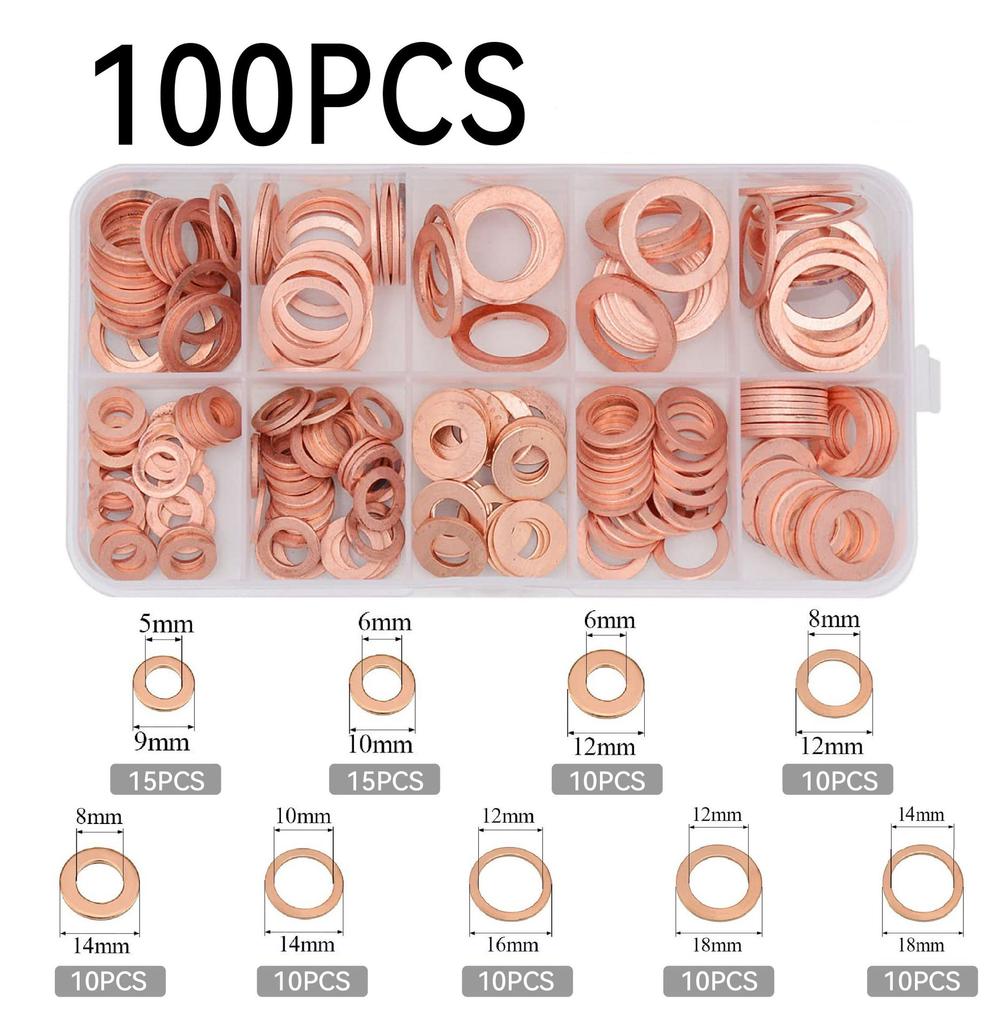 Фиолетовая медная уплотняющая твердая прокладочная коробка используется для масляной нижней заглушки корпуса О-образной подушки фиксированных автомобильных аксессуаров