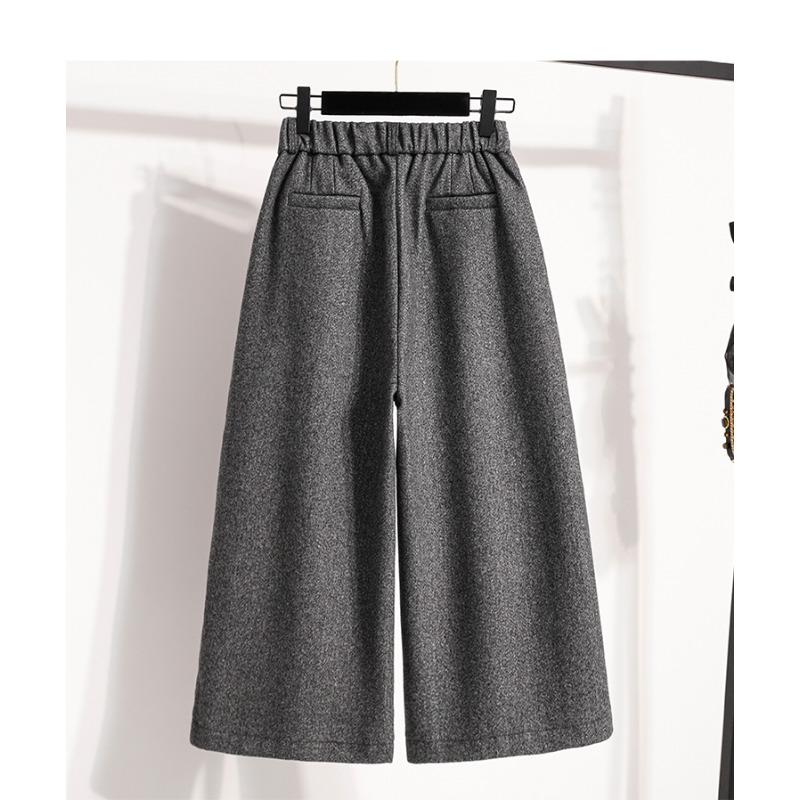 DIMANAF 2025 Осень Зима Женские Брюки Большого Размера Толстые Теплые Модные Женские Длинные Брюки Оверсайз Свободные Штаны