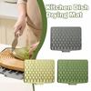 Large Size Silicone Drainage Mat Non-slip Sink Placemat Tableware Drainer Pad Kitchen Tableware