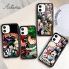 Чехол для телефона «Anime My Hero Academia deku bakugou Boku no» для iPhone 11 12 13 14 Pro Max mini XR XS SE 2020 5 7 8 Plus