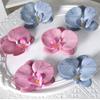 Headdress Simulated Flower Handmade Accessories Butterfly Orchid Flower Brooch Women