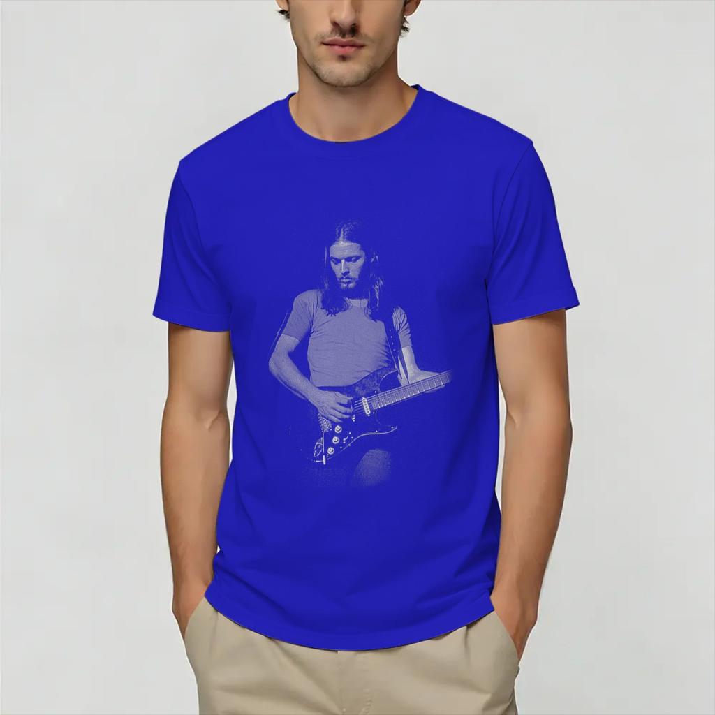 David Gilmours Pure Cotton Tshirt For Unisexs Summer Y2k Casual Tshirts O Neck Hip Hop Tees Big Size Design Clothes