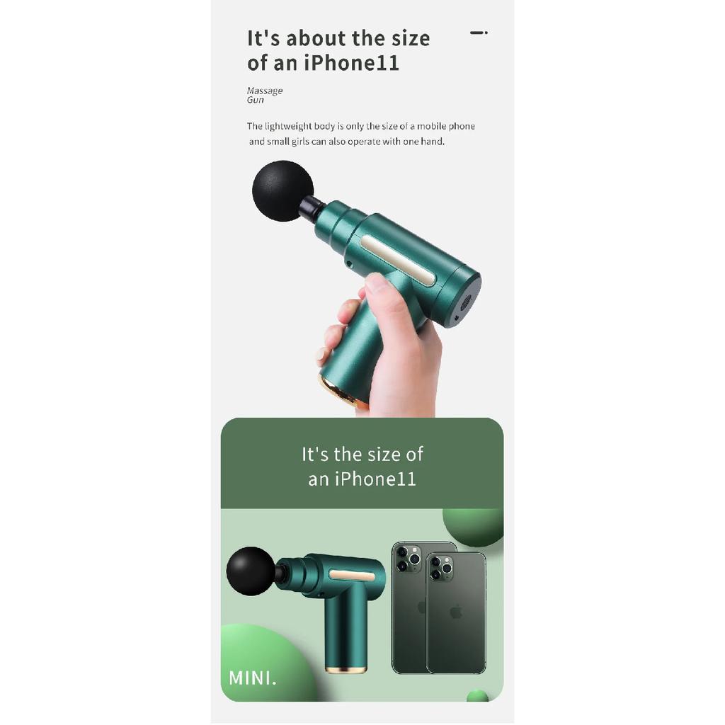 Professional Electric Muscle Massager Fascia Gun Mini Pocket Device Low Noise Neck Massager for Fitness And Muscle Relaxation