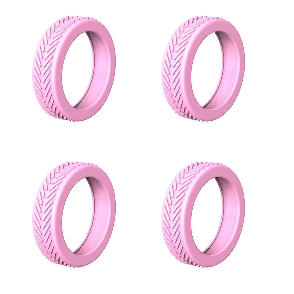 4 шт. Чехлы на колеса для багажа, Чехол на колеса для чемодана, Силиконовый защитный чехол, Чехлы на поворотные колеса для багажа для большинства роликов