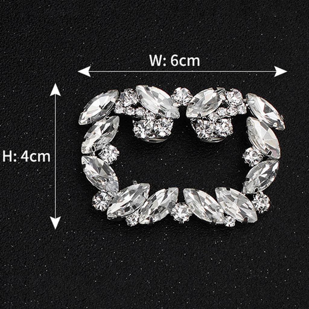 Свадебная обувь с пряжкой и клипсой, ювелирные аксессуары, женские подарочные сандалии, очаровательное украшение для