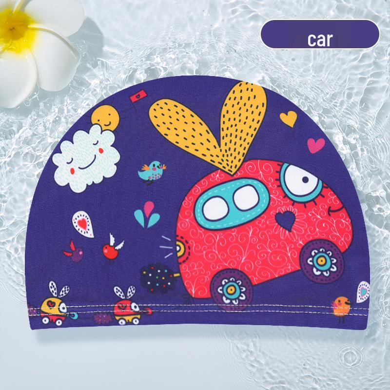 Children's Cartoon Ear-Protective Swim Cap - Cute, Comfy, and Secure for Boys and Girls