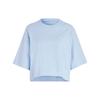 Solid Color Sports Short Sleeve T-Shirt Women Tops Light-Pink Blue IC5251
