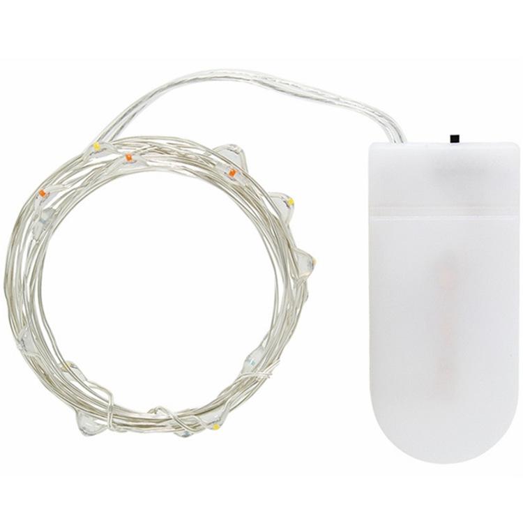 Светодиодные гирлянды из медной проволоки на батарейках для украшения на день рождения и Рождество