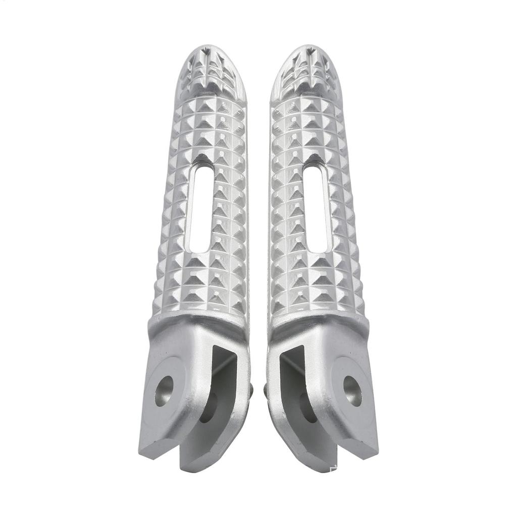 Motorcycle Foot Rest Pedals, Anti-Slip Front Bike Pedals for Street Riding, Durable Footpegs for Highway Mountain Road