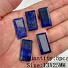 Natural Blue Lapis Lazuli Connector Charms Pendant Stone Warter Drop Teardrop Heart Pendants Charm For Jewelry Making Necklaces