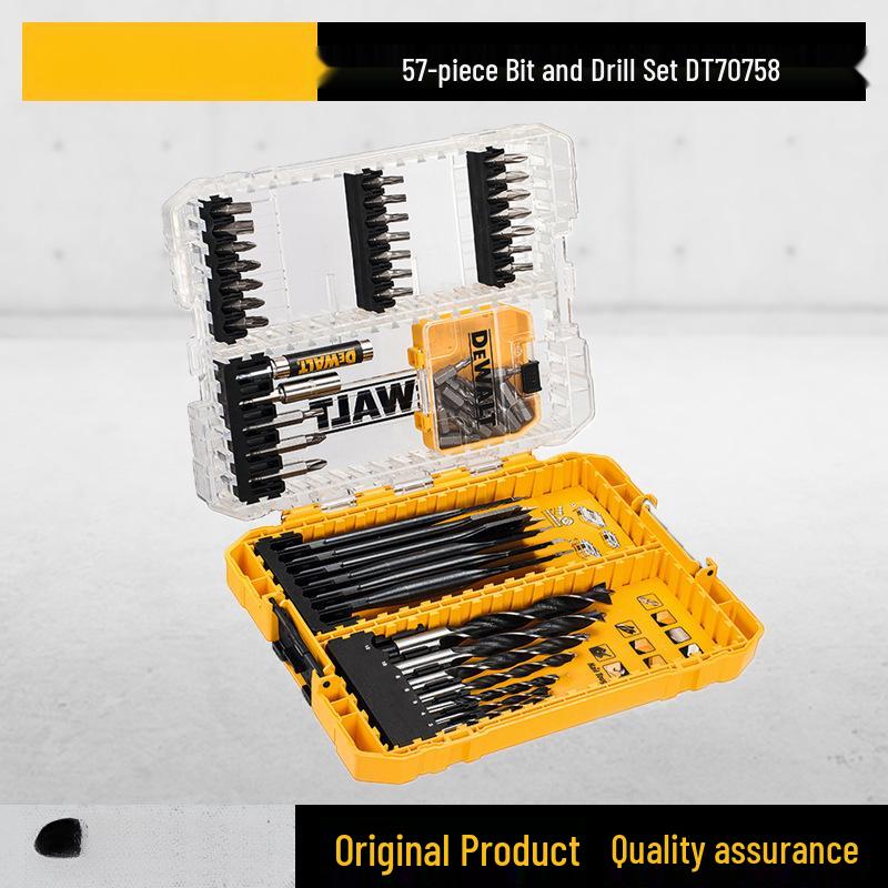 Набор бит для электрической отвертки - Сильно магнитные, Нескользящие, Высокая твердость, Крестовые (Phillips), Шестигранные (Hex), Torx, Вольфрамовая сталь.