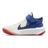 Nike Детские кроссовки Team Hustle D10 FlyEase GS White Game Royal Summit-White Bright-Crimson Midnight-Navy DD7303-103