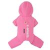 Winter Dog Puffer Vest Waterproof Windproof Pet Coat Short Stocky Bulldogs With Leash Ring