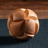 3D Деревянный замок Kongming Puzzle - Мяч-головоломка для отдыха, настольная интеллектуальная игра, (Футбольный дизайн), Офис Сброс Давления, Головоломка