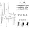 4 Pack Dining Chair Slipcovers Stretch Removable Washable