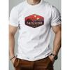 Mens Tatooine National Park Pattern Summer Tshirt Bright Casual Shortsleeved Top with Sunset Mountain View Design fashion