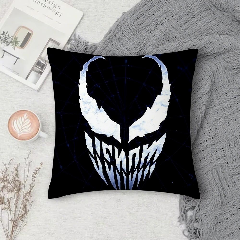 VVenom Pillow Case Square DoubleSided Printing Sofa Cushion Cover Pillowcase Bedroom Bedside