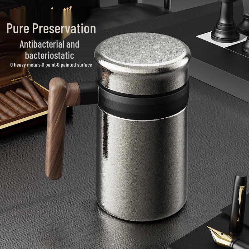 Fire Elephant Aero Pure Titanium Insulated Office & Travel Mug