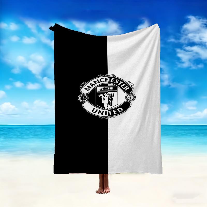 1pc Manchester United Manchester City Blanket, Super Cozy Printed Home Blanket, All-Season Warmth