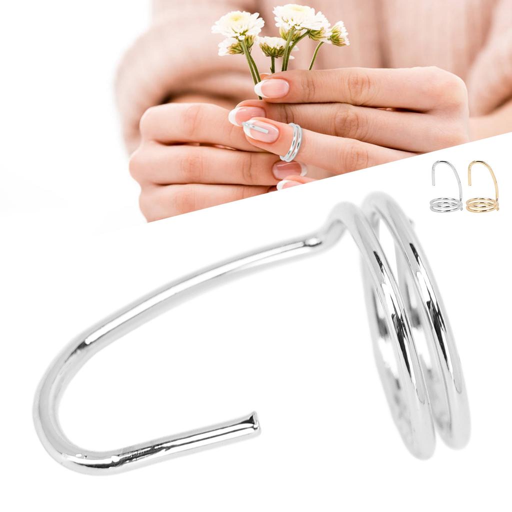 Finger Nail Electroplated Copper Women Finger Tip Manicure Jewelry for Party Daily Life