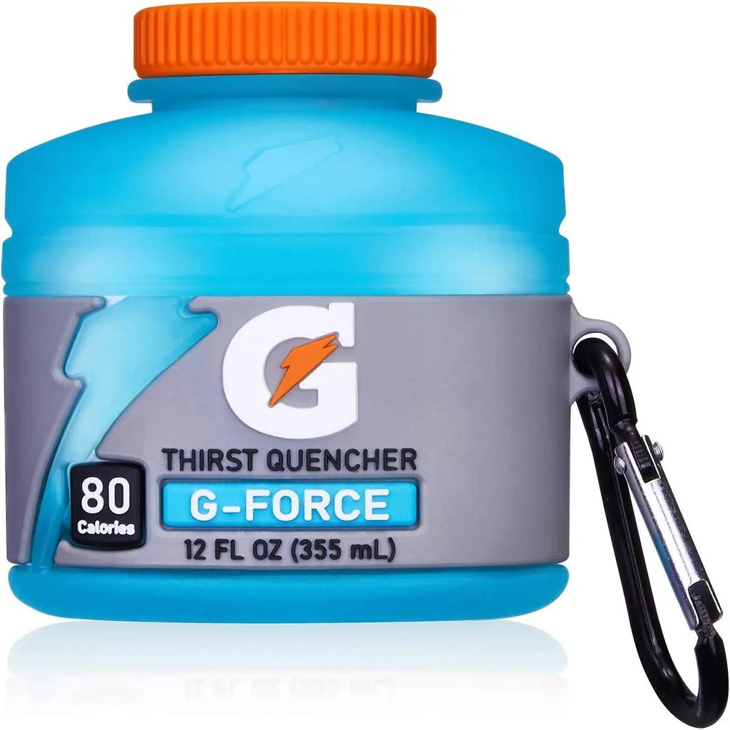 Креативный чехол для бутылки с спортивным напитком G-force для Airpods Pro 2, мягкий защитный чехол для наушников для Airpods 1/2, чехол для детей Funda