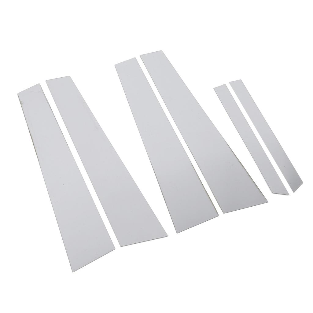 6 шт. Накладка на столб с зеркальной отделкой, хромированная, устойчивая к погодным условиям, отделка столба для двери, окна