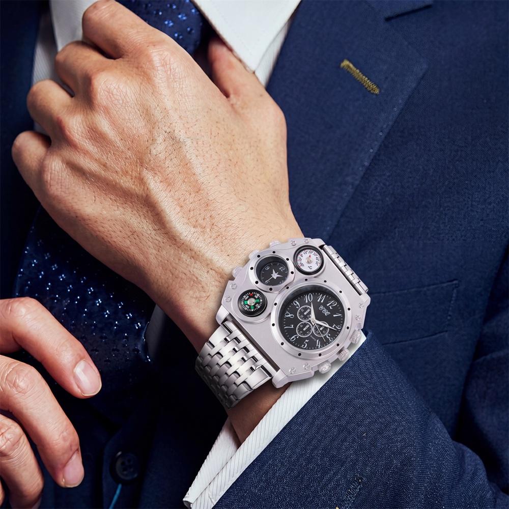 New Fashion Casual Men Watch Quartz Watch Large Dial Mens Wristwatch Compass Watch Relogio Masculino Reloj Mujer Watch Men Clock