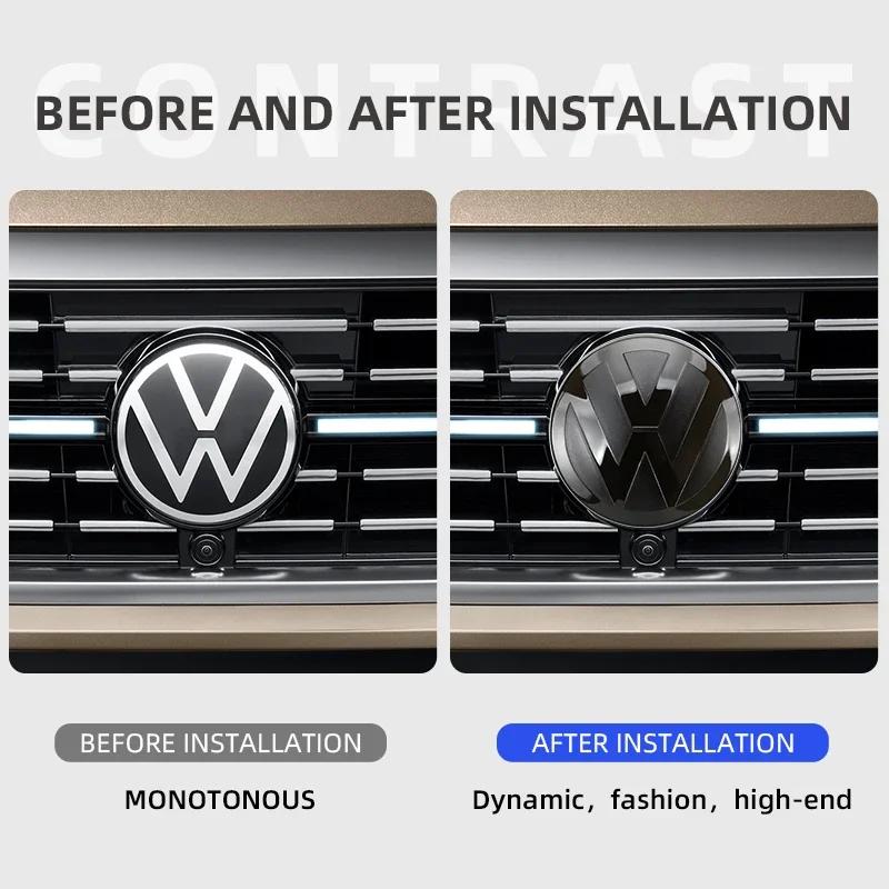 For VOLKSWAGEN For VW Volkswagen Golf MK6 MK7 MK8 2010-2013 Car Modification Logo Sticker Not Affect ACC Front Rear Emblem Badg