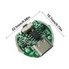Высокоэффективная плата драйвера светодиодного фонарика со встроенной USB-зарядкой и функциями безопасности Плата зарядки USB C