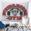 Powerhouse Gym Мотивация Гобелен Декор Искусство Эстетичные Гобелены для Гостиной Спальни Дома Настенная Ткань Настенное Полотно