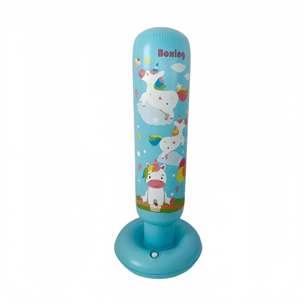 Inflatable Freestanding Punching Bag for Home Boxing and Kids' Taekwondo Training