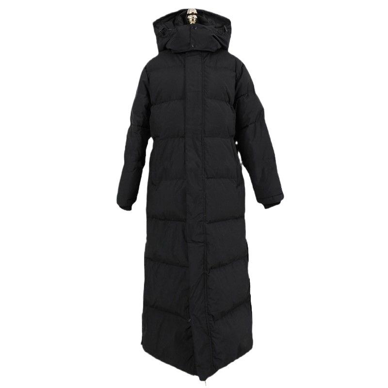 European and American knee-length padded jacket to ankle padded jacket, winter new bread clothes, female students loose coat