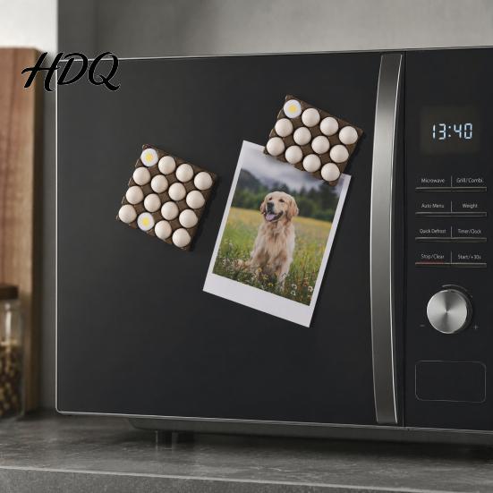 Магнитные аксессуары для холодильника 3D-магниты с едой Миниатюрный лоток для яиц Магнитные держатели для записок в виде пельменей Декоративные для холодильника, доски, шкафчика