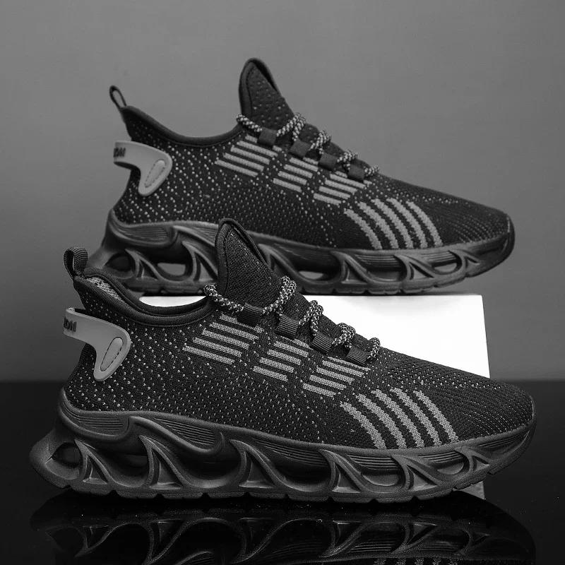 Man Trainers Running Shoes Breathable Sports Sneakers Outdoor Non-Slip Sneakers Couple Casual Comfortable Running Shoes 39-46