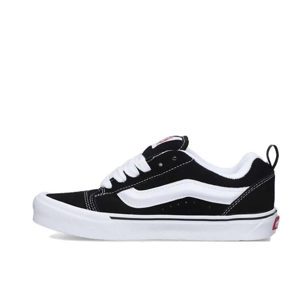 Vans Knu Skool Износостойкие Износостойкие Низкие Кеды для Скейтборда Унисекс Серые VN0009QC6BT1(Команда613-)