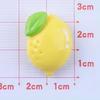 Artificial Resin Flat Back Fruit Design Fridge Magnet for Souvenir and Home Decor