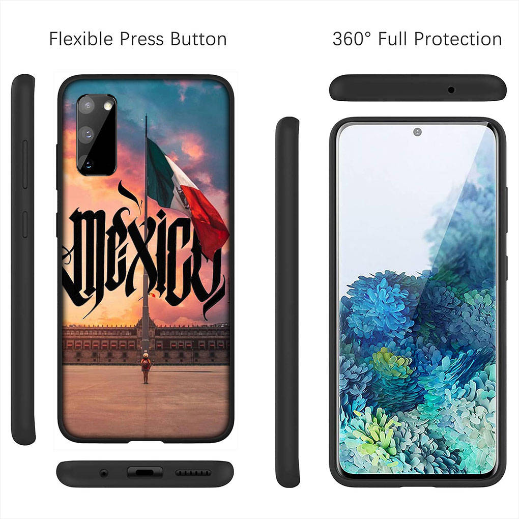 Для Samsung Galaxy S24 S23 iPhone 16 15 14 Xiaomi Redmi Note 13 12 11 10 8 Plus 9 Pro Max X XR 14C чехол для телефона с флагом Мексики мексиканский OPPO Huawei чехол
